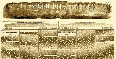 Early Mexican newspaper discussing LDS church